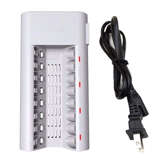 Matsuzay 8 ranuras AA/AAA Ni-Mh de 1.2V Smart 150mAh/130mAh de baterías recargables Cargadores de dispositivos electrónicos específicos