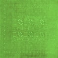 thumbnail image 1 of Ahgly Company Indoor Square Abstract Green Contemporary Area Rugs, 7' Square, 1 of 1