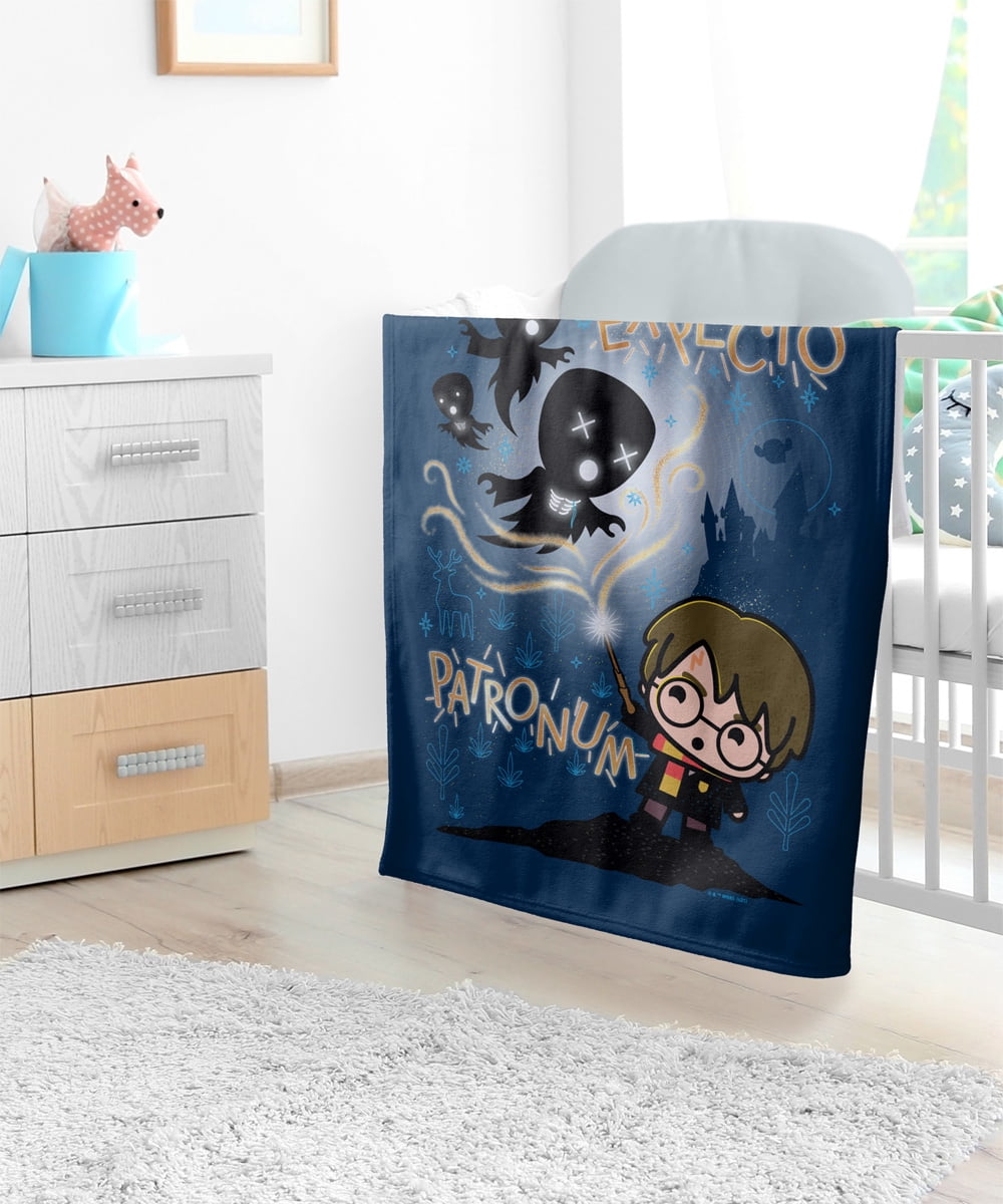 HARRY POTTER Expecto Patronum Unisex T-Shirt Blu Navy 128 100% Cotone