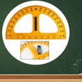 thumbnail image 4 of serony Math Geometry Ruler Large Number for School Straight Triangle Angle Straight Classroom 1 Piece Protractor, 4 of 8