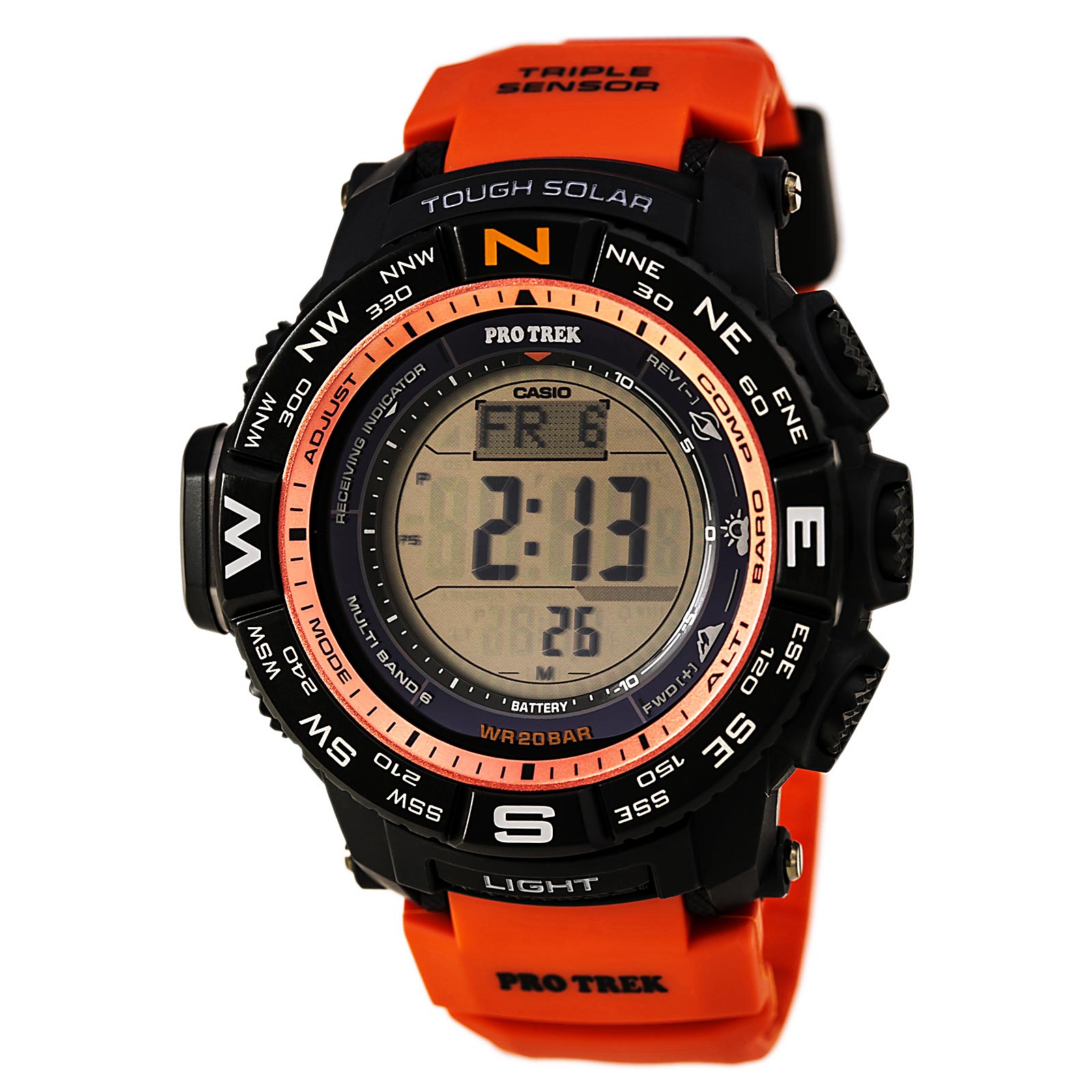 casio protrek orange