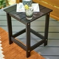 thumbnail image 5 of Shine Company Adirondack Indoor/Outdoor Square Resin End Table in Black, 5 of 10
