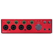 Focusrite Clarett+ 4Pre USB-C Audio Recording Interface JFET/ADAT+Dynamic Mic