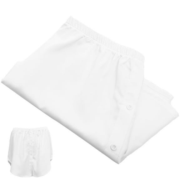 DINHEAROM Smooth Look 1 Piece Shirt Extender in White Polyester for Women Skirt Shape