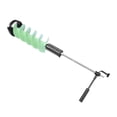 thumbnail image 1 of Ice Drill Auger Set, 8in Diameter Cemented Carbide Nylon Easy Drilling Ice Auger Bit Portable Simple Control with 70cm Extension Rod for Fishing, 1 of 7