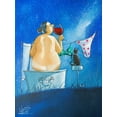 thumbnail image 2 of West, Ronald 15x18 Gold Ornate Wood Framed with Double Matting Museum Art Print Titled - O So Heavenly, 2 of 4