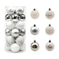 thumbnail image 2 of Clearance 24Pcs Christmas Balls Ornaments, Shatterproof Balls Baubles for Christmas Tree Decorations, Hanging Ball Ornaments for Xmas, Holiday, Wedding, Party Decor-2.36 In, 2 of 6