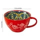 thumbnail image 3 of Organizadores de armario y almacenamiento, organización y almacenamiento, taza de té y café de cerámica bohemia con forma de taza de desayuno para hombres y mujeres, tazas de bebidas calientes, taza d, 3 of 6