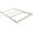 White, variant on Full-Size Conversion Kit Bed Rails for Select Select Simmons Kids Cribs | Multiple Finishes Available (Espresso)