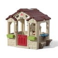thumbnail image 2 of Step2 Charming Cottage Brown Toddler Plastic Playhouse for Kids Outdoor Toys, 2 of 12