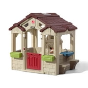 Step2 Charming Cottage Brown Toddler Plastic Playhouse للأطفال في الهواء الطلق
