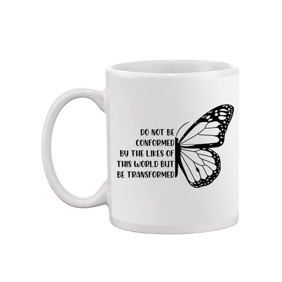 Be Transformed, Butterfly Mug - Smartprints Designs,