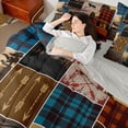 thumbnail image 3 of Feelyou Lodge Cabin Twin Bedding Sets 7pcs, Pine Tree Bedding Comforter Set, 3 of 7