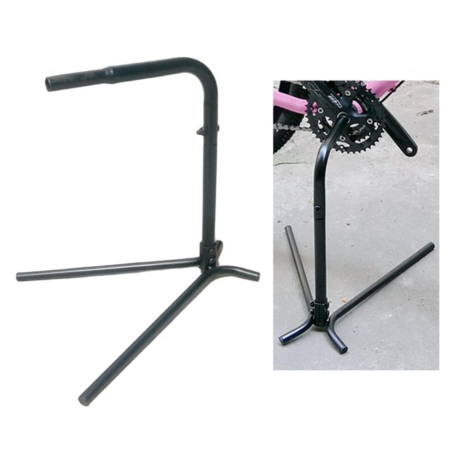 Pantalla de La Rueda de La Rueda de La Bicicleta de Acero Portátil Interior Del Soporte Del Soporte Del Soporte de Durable Jardín Garaje MTB Her Baoblaze estante de estacionamiento de bicicletas