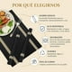 thumbnail image 2 of Xtellar Manteles Individuales para Mesa 6 Piezas, Tapetes para Mesa de Comedor Antideslizante, Resistente al Calor, Individuales para Mesa Negro, 2 of 4