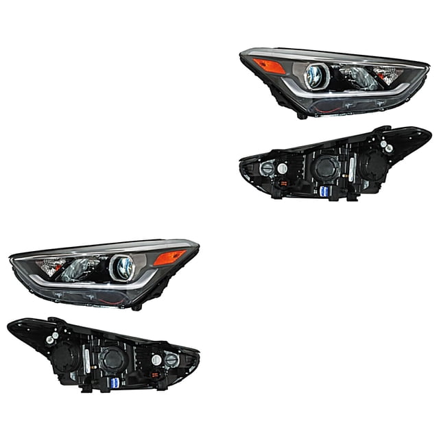 Par de Faros TYC Santa Fe 2017 A 2018