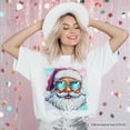 thumbnail image 6 of Merry Christmas Santa Sunglasses Christmas T-Shirt, Funky Retro Holiday Tee, 6 of 8