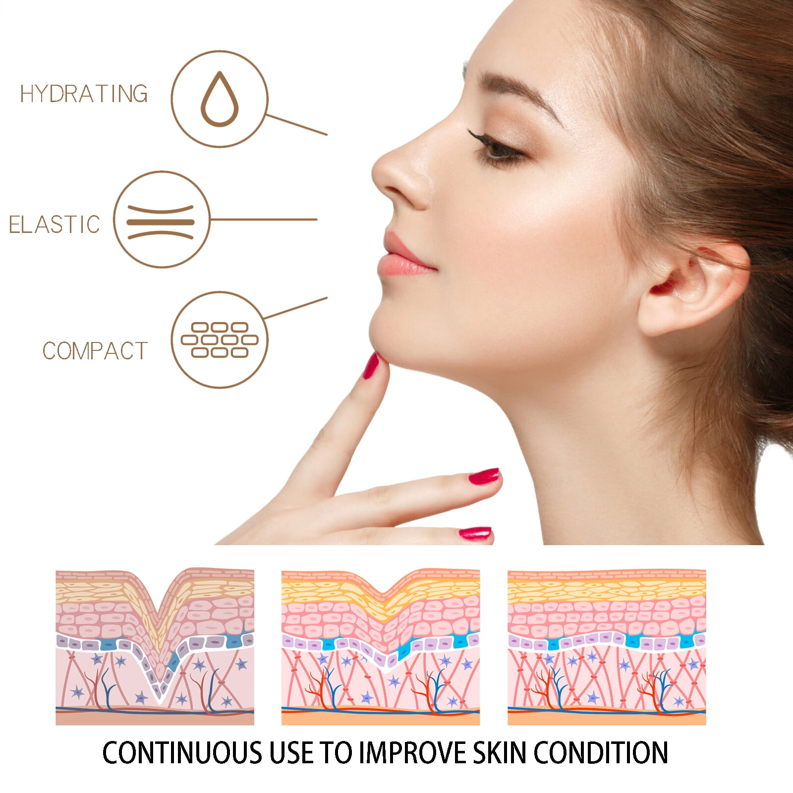 Alvantor Anti-Aging Face Cream Firming Moisturizer Reduces Fine Lines Wrinkles Hydrating Brightening, 1.7oz