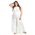 thumbnail image 1 of Pantalon estilo palazzo Roman Fashion /Tallas Extras, R42 (Blanco) blanco 38, 1 of 6