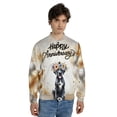 thumbnail image 4 of Happy Anniversary Great Dane Celebrates Wedding Love Family Party All Over Print 3D Baseball Jacket Danes Dog Lover Gifts Bomber Jacket Softball - 01015, 4 of 6