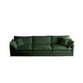 thumbnail image 6 of 111" Modular Sectional Sofa for Living Room, Modern L Shaped Couch with Moveable Ottoman, Comfy Boucle Chenille Couch with Pillows, 6 of 9