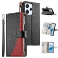 thumbnail image 1 of Funda cartera GANGXUN para Xiaomi Redmi 12 4G/5G , cuero PU con tarjetero, cremallera, correa de mano, soporte y protección 937°, 1 of 6