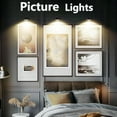 thumbnail image 5 of Chiclify Picture Lights,Topveden Lights for Pictures on Wall,No Drill Magnetic Wall Decor Wireless Display Wall Sconces with 13-Col RGB /3-Color Temperature Lamps (Battery-B,3pc,3), 5 of 6