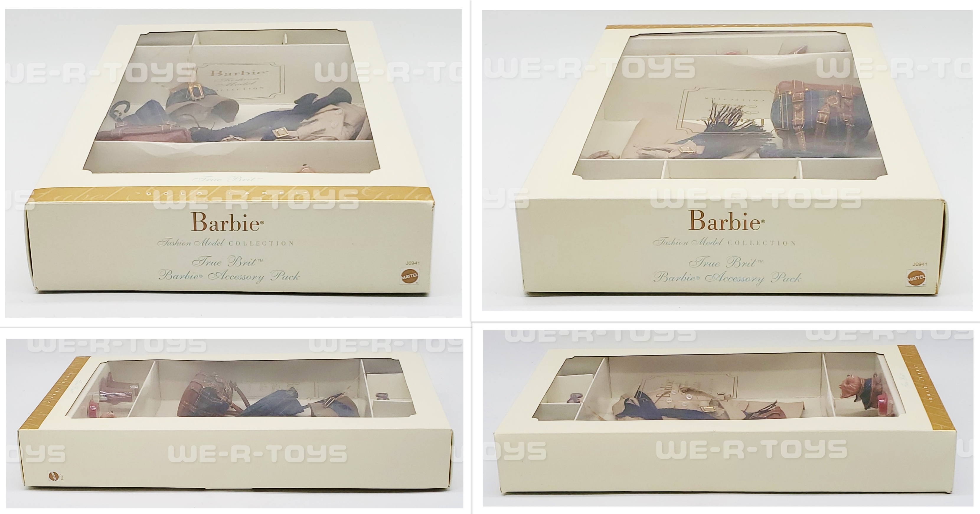 Barbie Fashion Model Collection True Brit Fashions for Doll Gold Label J0941 NEW