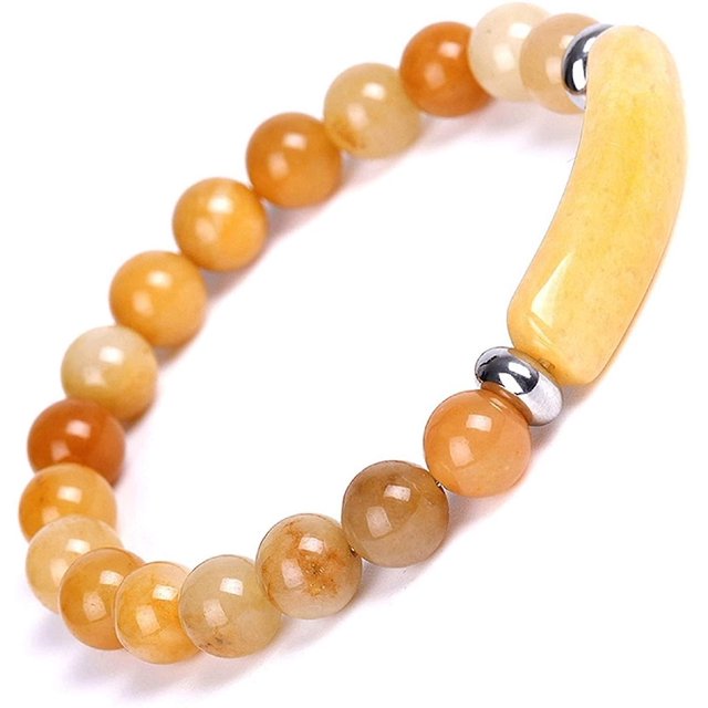Pulseras de piedra curativa de 8 mm, pulsera elástica con dijes de piedras preciosas de amatista, pulsera elástica de jade de aventurina, cuentas de obsidiana de topacio amarillo de ojo de tigre