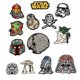 thumbnail image 1 of 13 piezas de parches de elementos de animación de Star Wars, etiqueta de tela bordada, figura de Yoda-master, pegatina de tela, parche de icono de bricolaje, 11 Afortunado Sencillez, 1 of 2