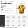 thumbnail image 7 of Disketp Men's Hawaiian Happy Halloween 3 Print Shirts Button Down Holiday Beach Shirts-Medium, 7 of 7