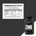 thumbnail image 2 of NutraBio ZMA Vegetable Supplement - Anabolic Mineral Support - 180 Capsules - Recovery, Growth, Sleep - Zinc, Magnesium, and B6 Formula, 2 of 9