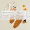 thumbnail image 3 of TOWED22 Toddler Baby Boy Halloween Outfit Print Graphic Long Sleeve Sweatshirt and Pants Fall Winter Set, 3 of 4