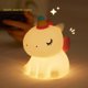 thumbnail image 2 of Luz nocturna Hplvetoys unicornio de silicona LED recargable, 2 of 6