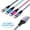 Style 1, variant on USB C Cable,USB A to USB C Cables 4pack 6ft FiveBox 3A Fast Charging Cord Nylon Braided USB C Charging Cable(Purple,Rose,Blue,Black)
