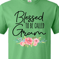 thumbnail image 4 of Inktastic Blessed to be Called Gram with Beautiful Pastel Flowers T-Shirt, 4 of 5