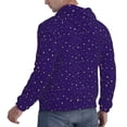 thumbnail image 3 of Hoodies for Men - night sky golden stars navyblue Long Sleeve Comfrt Men'S Fashion Hoodies & Sweatshirts, Sweatshirts for Men Hoodies Pullover Clothing Clothes with Pouch, 3 of 7