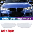 thumbnail image 5 of Left Side Car Headlight Lens Cover Head Light Lamp Shade Shell Cover for 3 Series F30 F31 2016-2018 320 328 330 340, 5 of 5