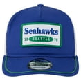 thumbnail image 2 of Men's New Era Royal/White Seattle Seahawks Patch 19TWENTY Adjustable Hat, 2 of 5