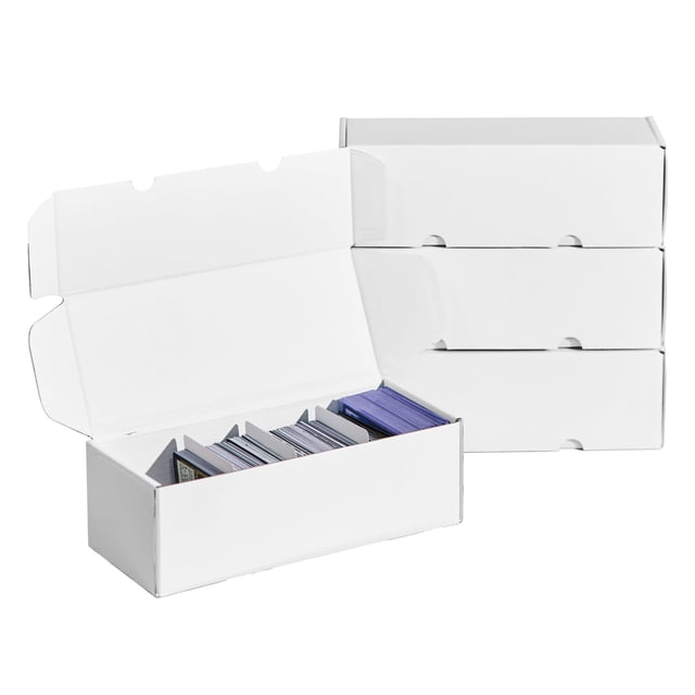 Organizador de cajas para almacenamiento de cartas NUMINA, paquete de 4, resistente