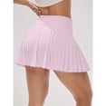 thumbnail image 5 of Top-kevin Women's High-Waisted Workout Skirt with Built-In Shorts - Non-See-Through Athletic skirt, Mid-Stretch Fabric for Cycling, Yoga, Running, Gym Easy Hand Wash Care, 5 of 10