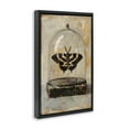 thumbnail image 4 of Stupell Industries Rustic Moth in Glass Animals Painting Black Floater Framed Canvas Art Print Wall Art, 17 x 25, 4 of 10