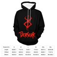 thumbnail image 2 of Berserk Logo Sweatshirt For Mens And Womens Fashion Hoodies Pullover Daily Hoody Hooded With Pocket And Drawstring Adult Unisex Sweatshirts, 2 of 8