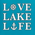 thumbnail image 4 of Wild Bobby, Anchor Wheels Love Lake Life, Men Graphic Tee, Light Turquoise, Medium, 4 of 4