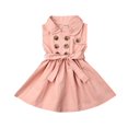 thumbnail image 1 of Toddler Baby Girl Ruffle Sleeveless Tutu Dress Princess Party Dresses Clothes, 1 of 4