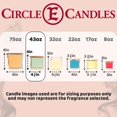 thumbnail image 3 of Circle E Candles, Gardenia Scent, Large Size Jar Candle, 43oz, 4 Wicks, 3 of 8