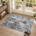thumbnail image 5 of MICGEEK 3'x5' Abstract Area Rugs, Stain Resistant Washable Throw Rugs for Bedroom Kitchen Entryway, Modern Small Area Rug Front Door Mat Entrance Doormat with Non-Slip Backing, Dark Gray, 5 of 9