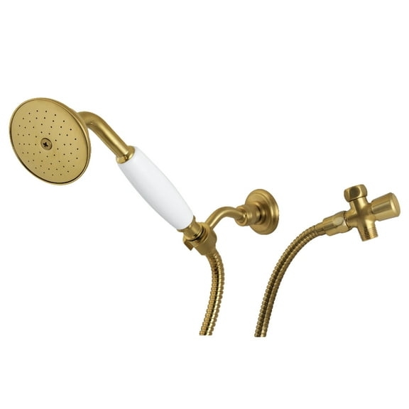 Kingston Brass KX1057BD Victorian Hand Shower Kit, Brushed Brass