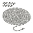 thumbnail image 4 of tamizeot Beaded Ball Pull Chain With 10 Metal Connector Choice For Replacing Broken Vertical Blinds Components Ball Bead Chain, 4 of 6