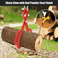 thumbnail image 2 of Logging Tongs, 2/4 Claw, Swivel Steel Log Tongs Timber Claw Hook,Heavy Duty Log Skidding Tongs for Trucks, ATVs, Tractors, Forklifts, 18/28/36 inch, 2 of 7